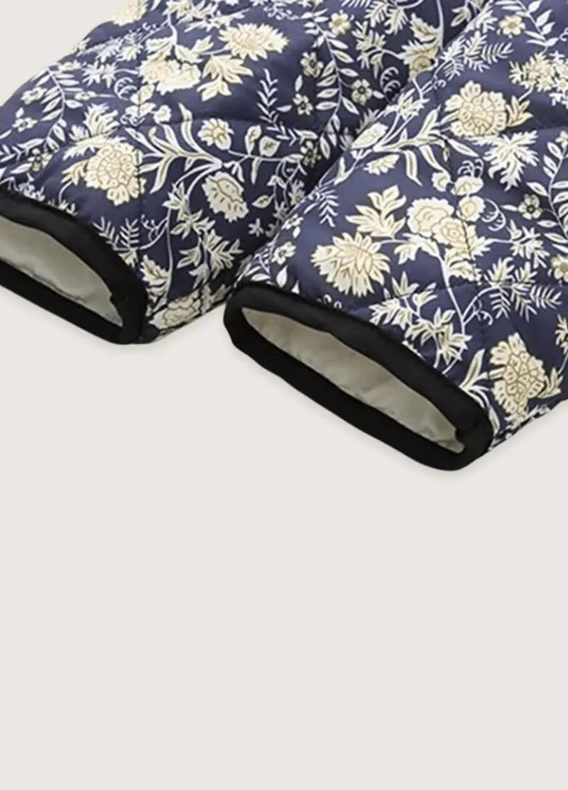 Veste kimono matelassée patchwork - Réversible chic-Kimikono