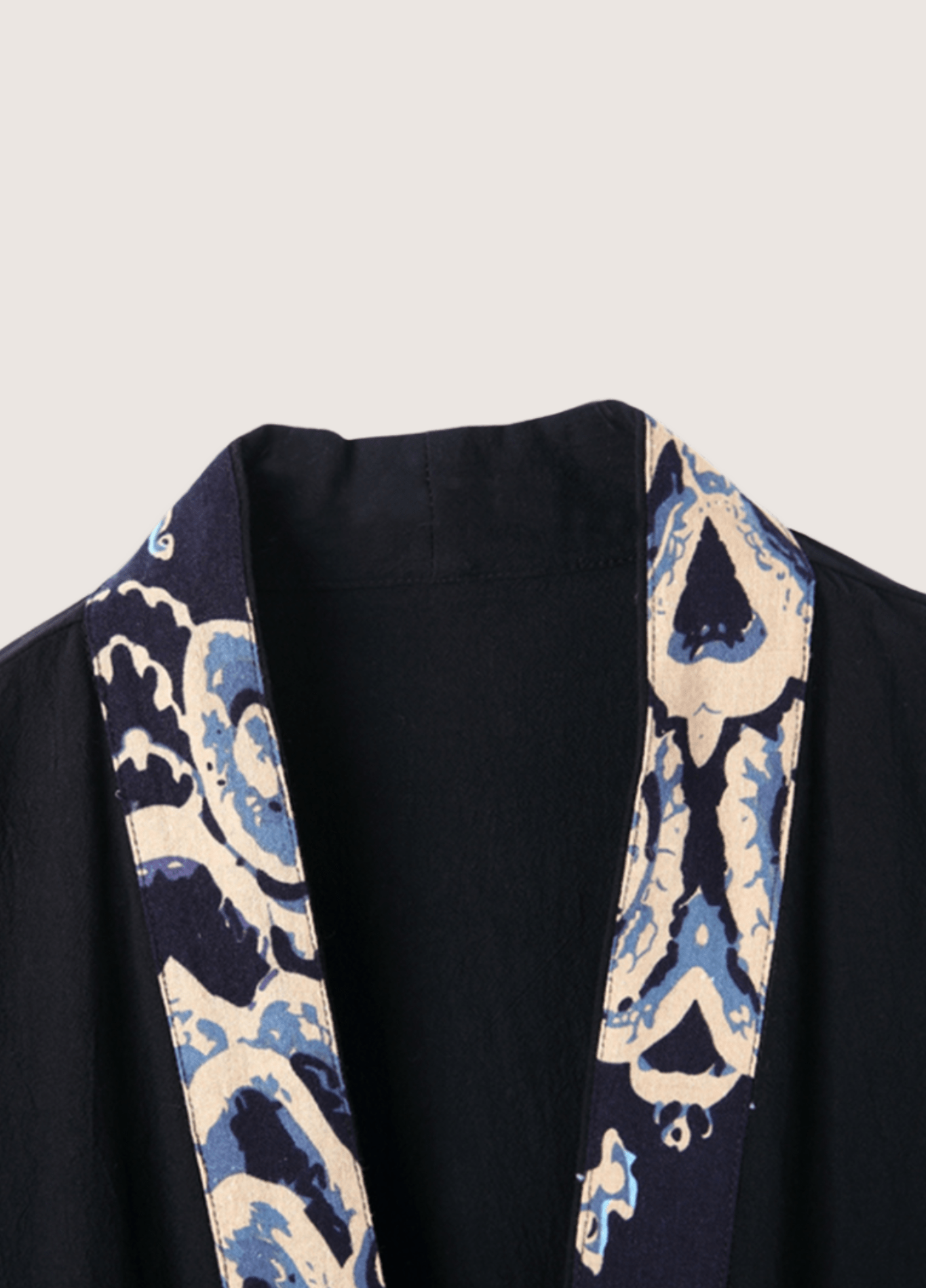 Veste style kimono homme noir chic | Shin