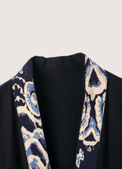 Veste style kimono homme noir chic | Shin