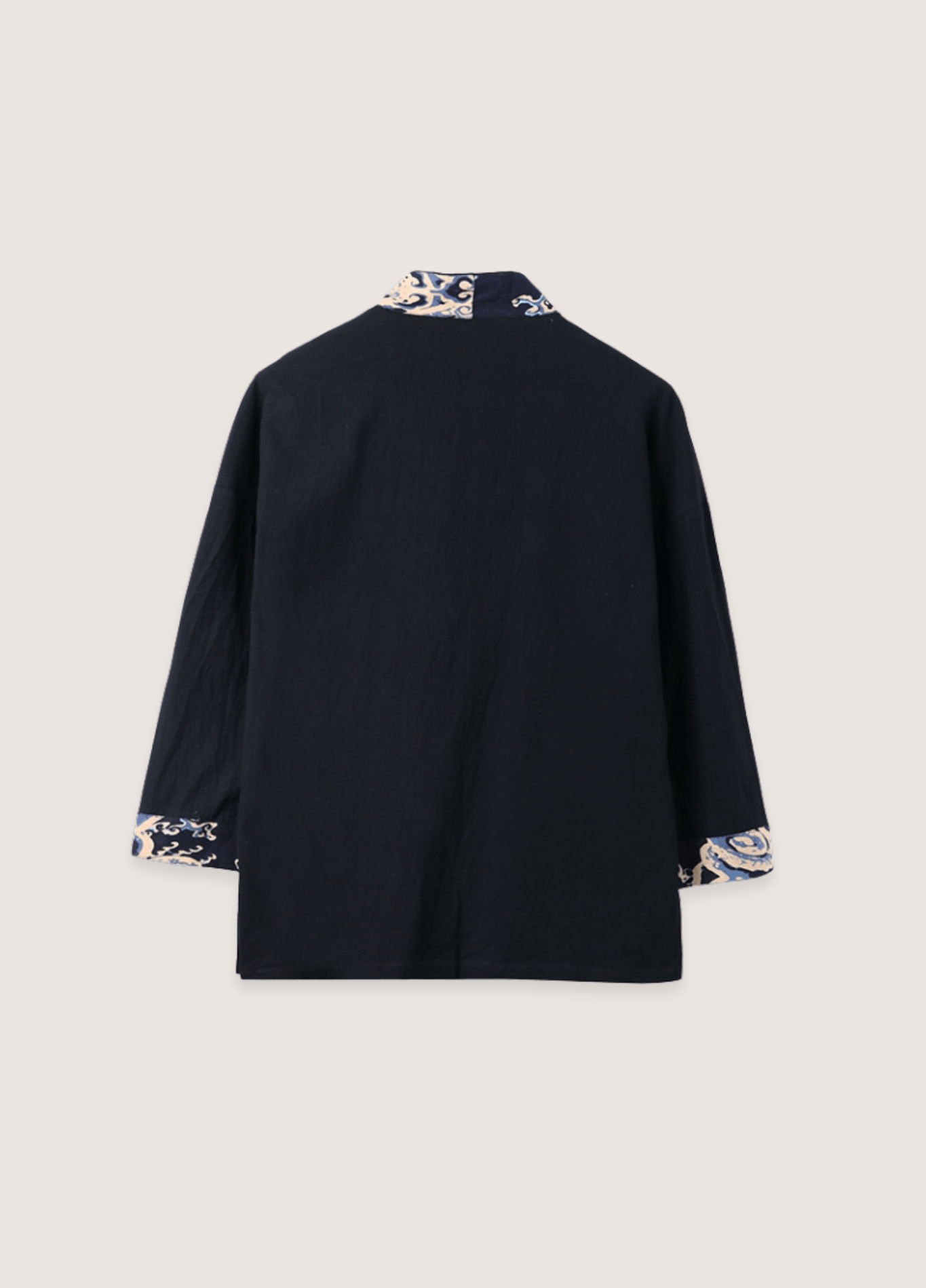 Veste style kimono homme noir chic | Shin