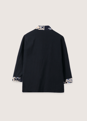 Veste style kimono homme noir chic | Shin