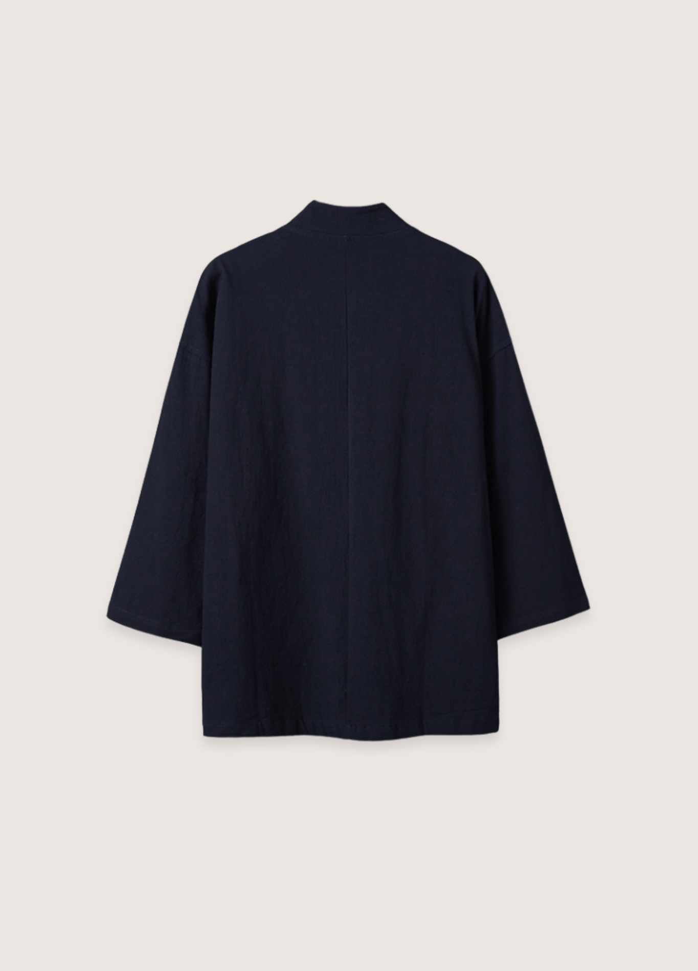 Kimono homme court minimaliste bleu marine | Zen