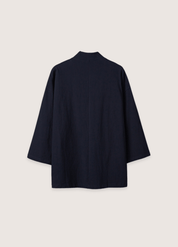 Kimono homme court minimaliste bleu marine | Zen