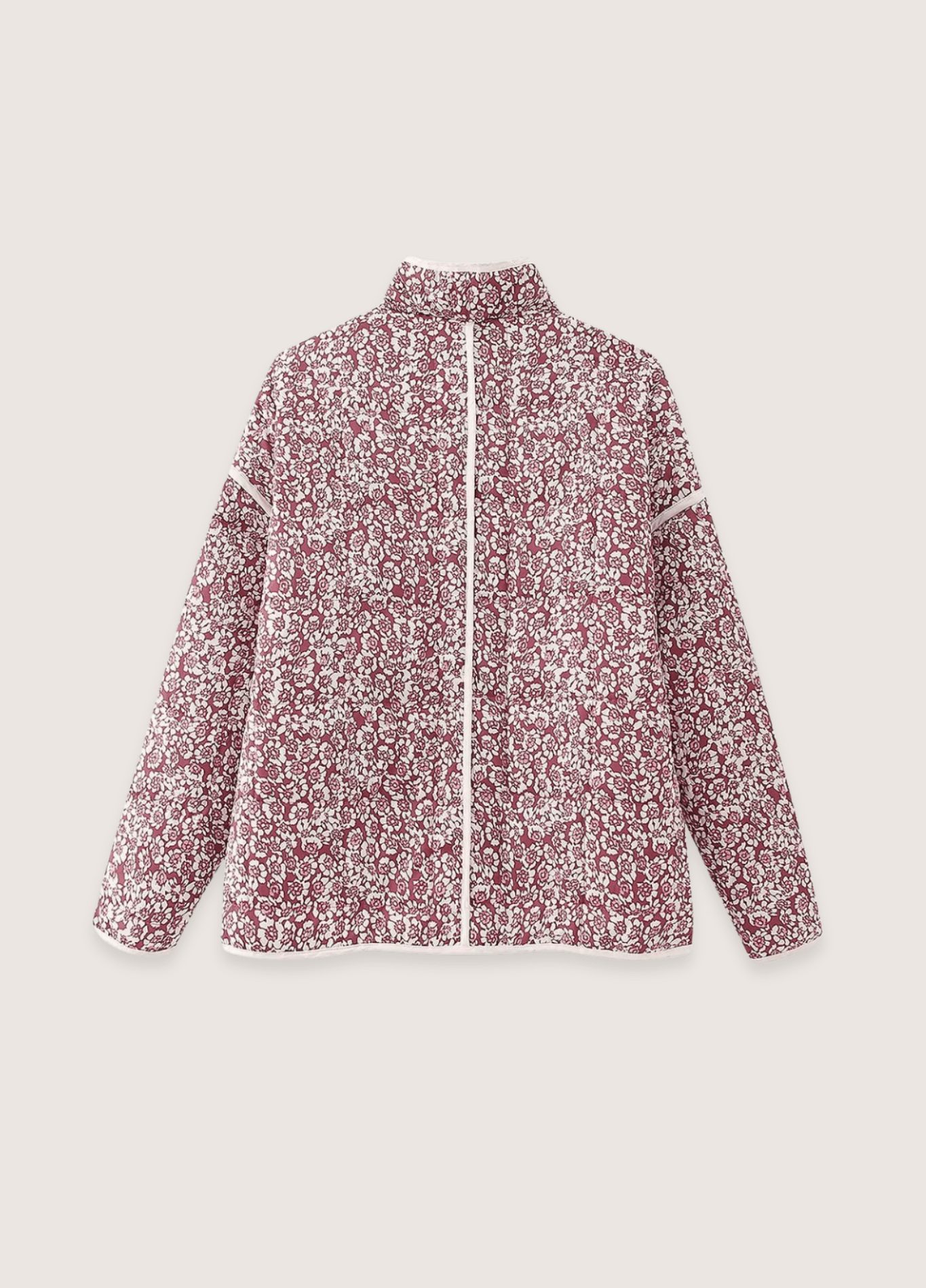 Veste légère kimono fleurie rose | Sakurako