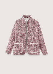 Veste légère kimono fleurie rose | Sakurako