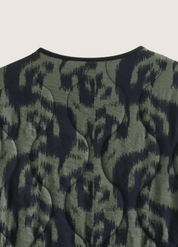 Veste kimono verte en coton épais  | Midoriba