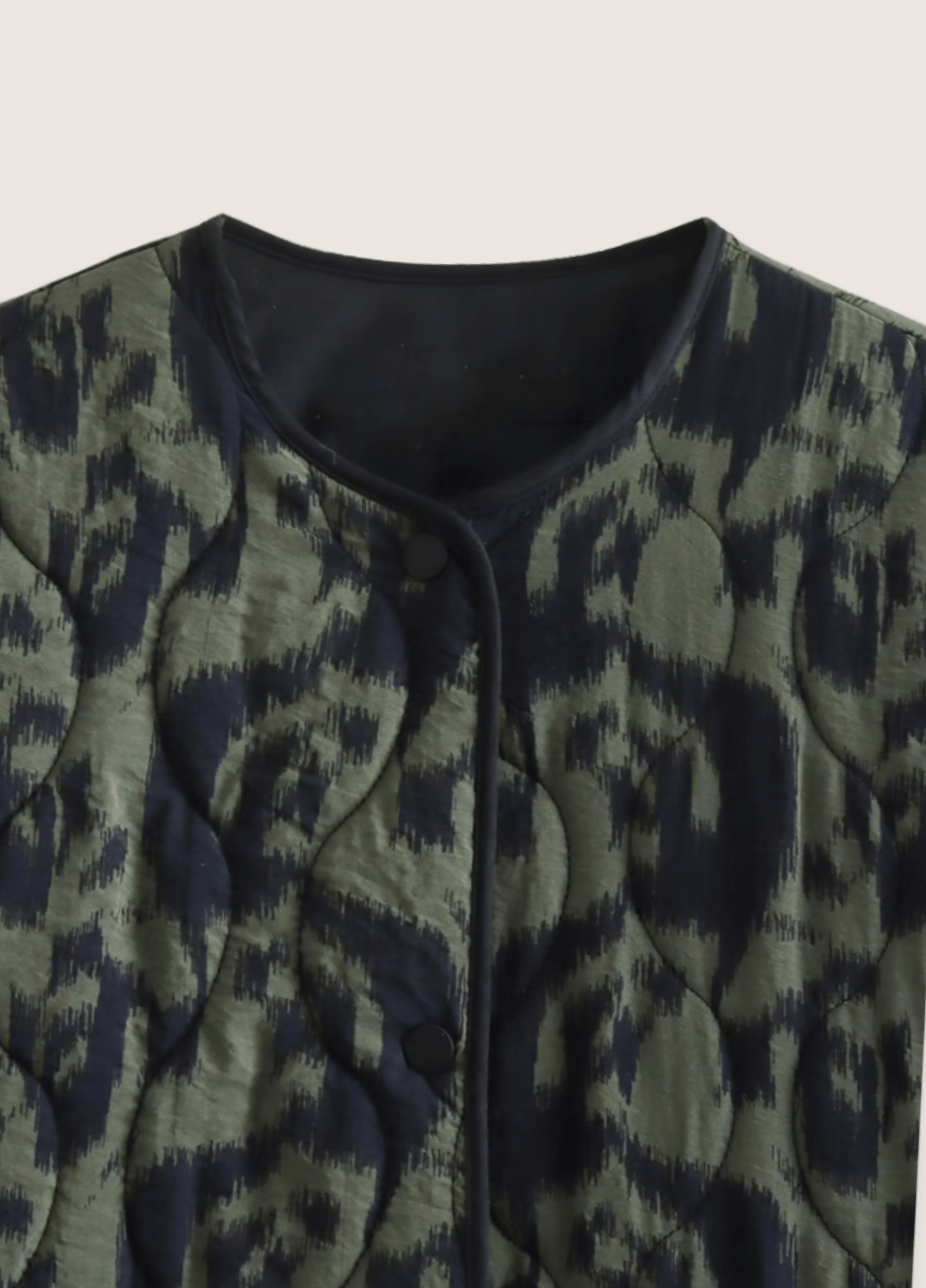 Veste kimono verte en coton épais  | Midoriba