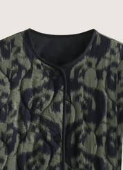 Veste kimono verte en coton épais  | Midoriba