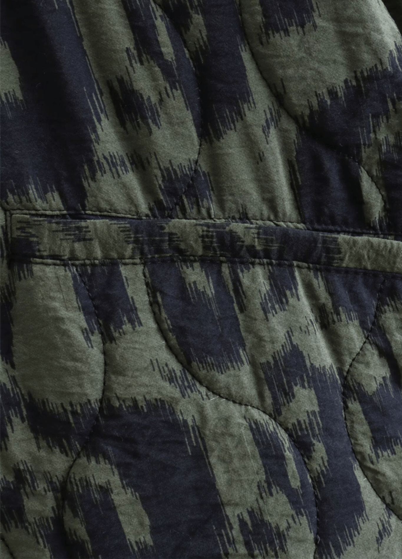Veste kimono verte en coton épais  | Midoriba