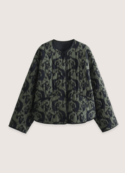 Veste kimono verte en coton épais  | Midoriba