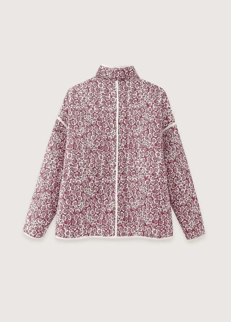Veste légère kimono fleurie rose - Bohème & chic-Kimikono