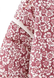 Veste légère kimono fleurie rose - Bohème & chic-Kimikono