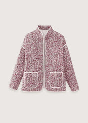 Veste légère kimono fleurie rose - Bohème & chic-Kimikono